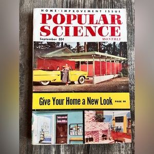 Vintage 1955 popular science magazine